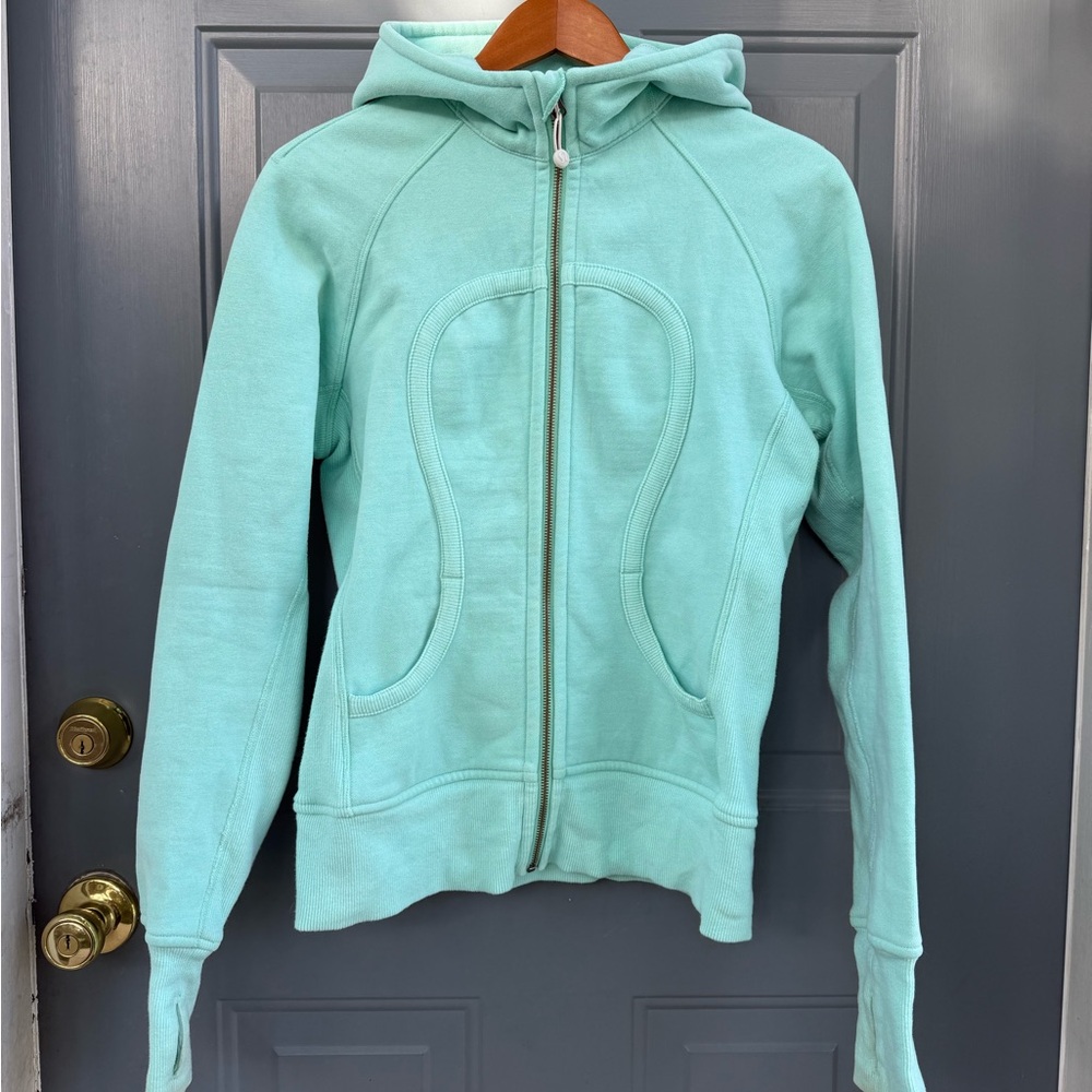 Lululemon Athletica Scuba Full Zip Hoodie Jacket - Mint